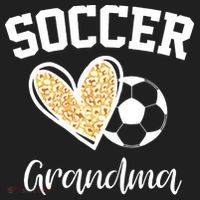 Soccer Grandma Leopard Heart Funny Mothers Day Women's Sweatshirt thumb 2