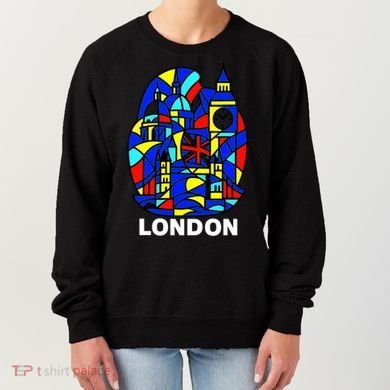 Stained Glass London Landmarks Women's Sweatshirt