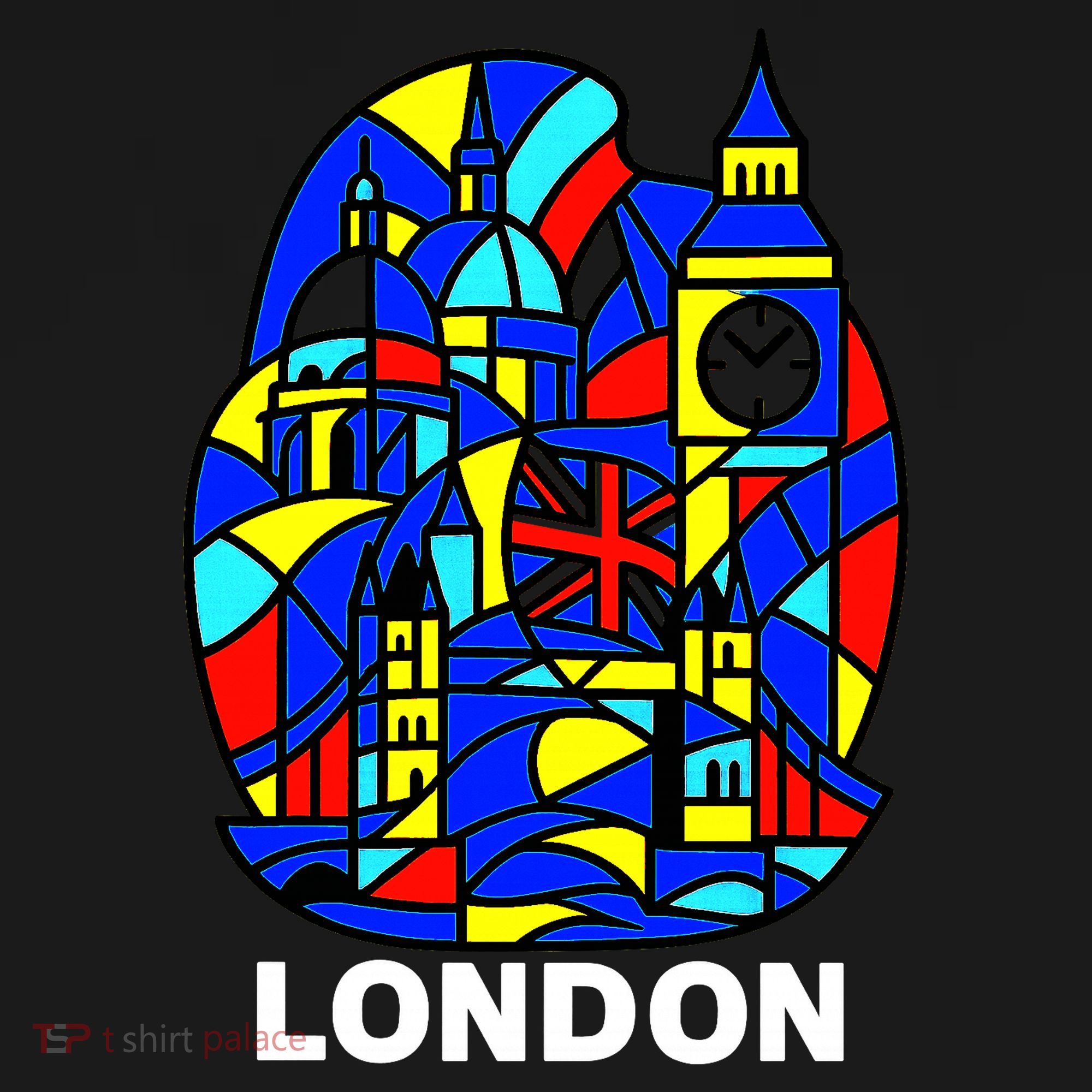 Stained Glass London Landmarks Backpack