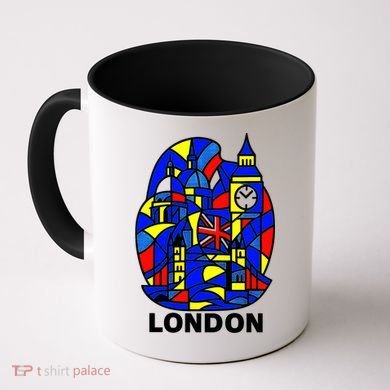 Stained Glass London Landmarks Coffee Mug
