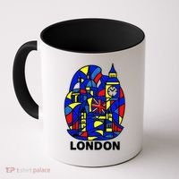 Stained Glass London Landmarks Coffee Mug thumb 0