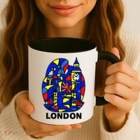 Stained Glass London Landmarks Coffee Mug thumb 3