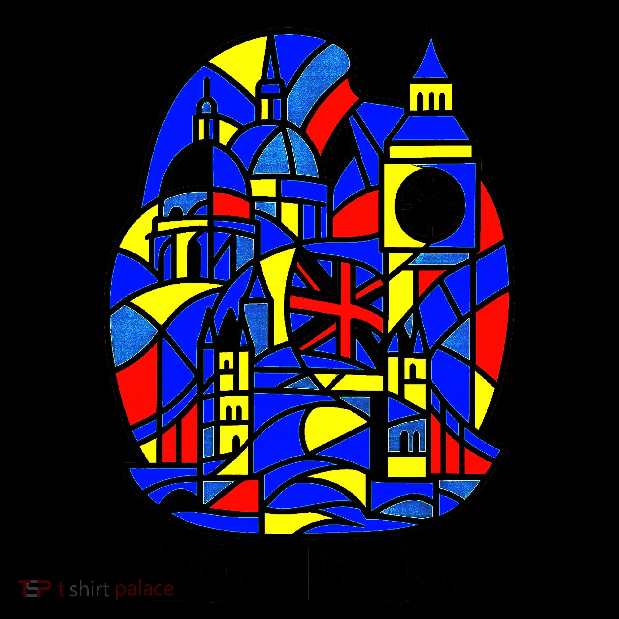 Stained Glass London Landmarks Coffee Mug