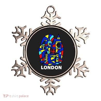 Stained Glass London Landmarks Ornament