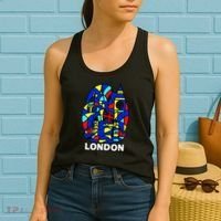 Stained Glass London Landmarks Women's Tank Top thumb 2
