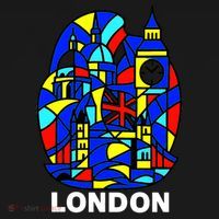 Stained Glass London Landmarks Women's Tank Top thumb 5