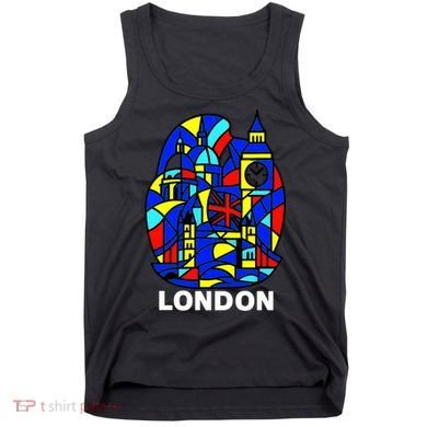 Stained Glass London Landmarks Tank Top