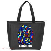 Stained Glass London Landmarks Tote Bag thumb 0