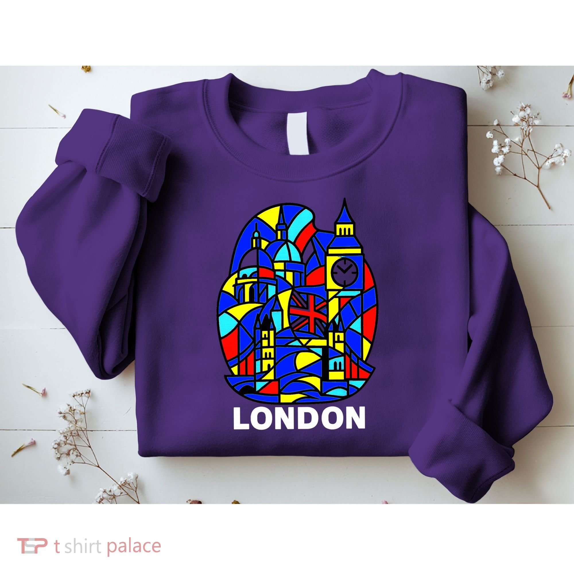 Stained Glass London Landmarks Sweatshirt