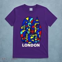 Stained Glass London Landmarks T-Shirt thumb 5