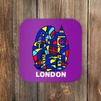 Stained Glass London Landmarks Coaster thumb 0