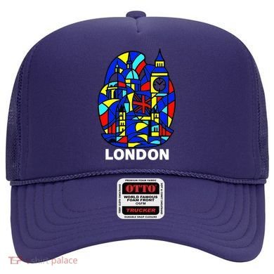 Stained Glass London Landmarks Hat
