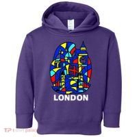 Stained Glass London Landmarks Toddler Hoodie thumb 0