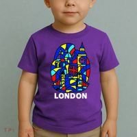 Stained Glass London Landmarks Toddler T-Shirt thumb 2
