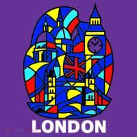 Stained Glass London Landmarks Toddler T-Shirt thumb 4