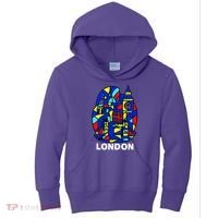 Stained Glass London Landmarks Kids Hoodie thumb 0