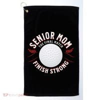 Senior Golf Mom Great Gift Golf Towel thumb 0