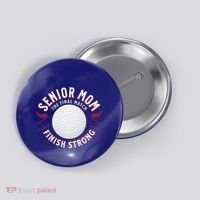 Senior Golf Mom Great Gift Button thumb 0