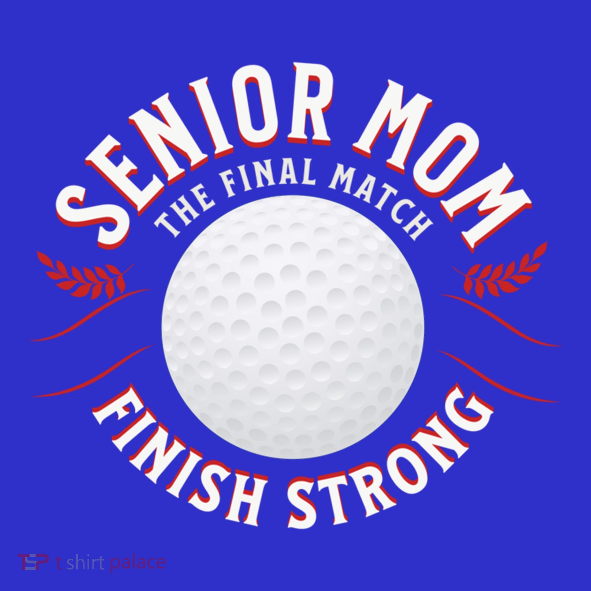 Senior Golf Mom Great Gift Button