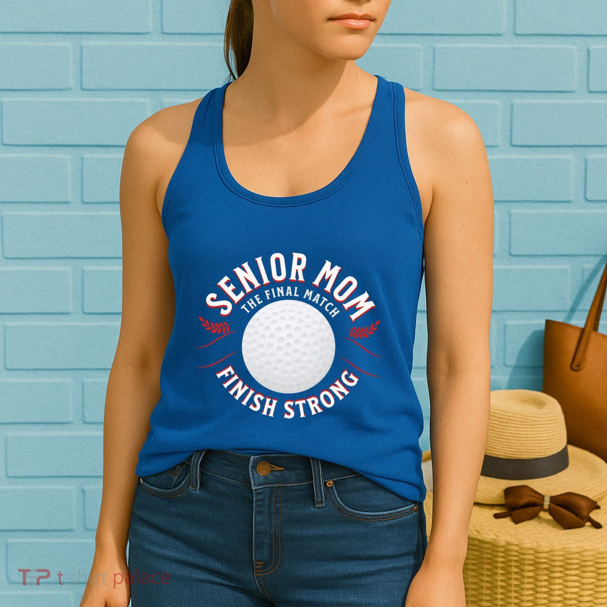 Senior Golf Mom Great Gift Women's Tank Top