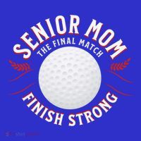 Senior Golf Mom Great Gift Women's Long Sleeve Shirt thumb 2