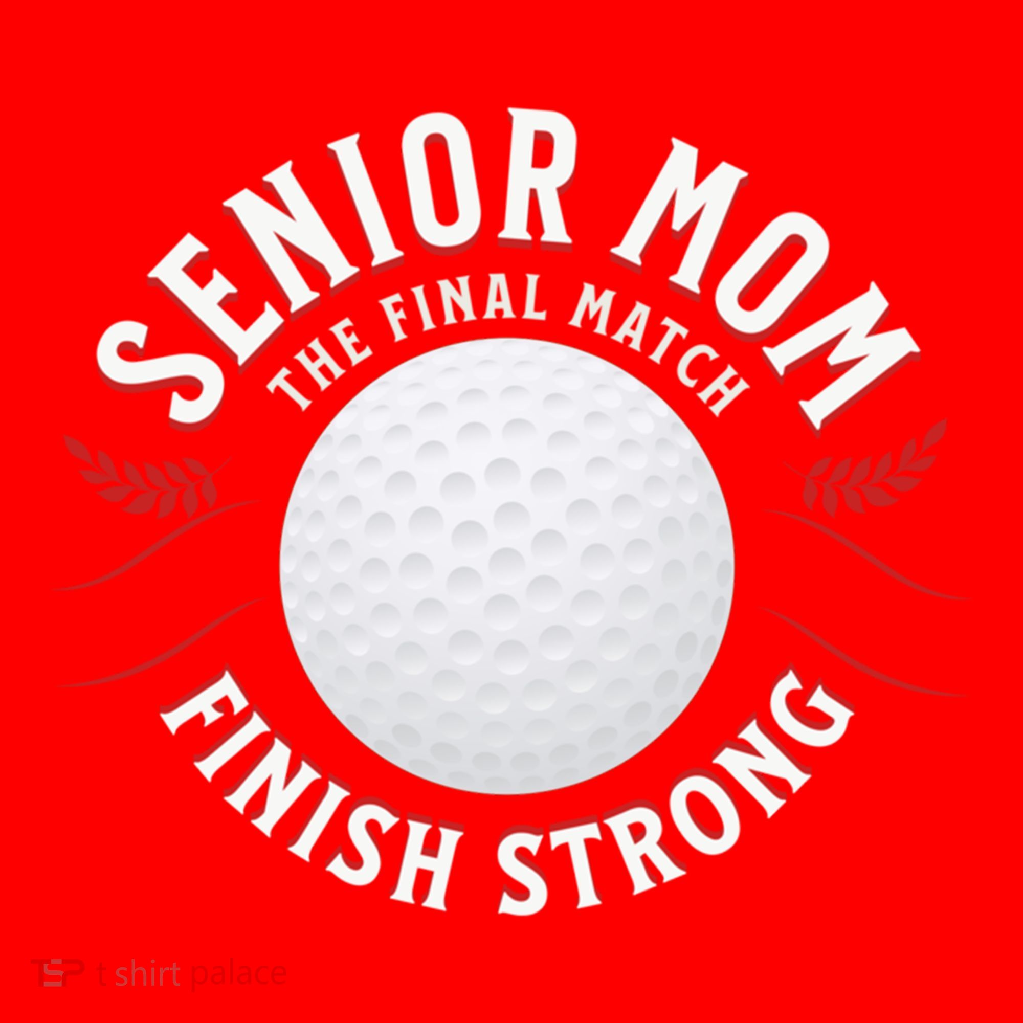 Senior Golf Mom Great Gift Santa Hat