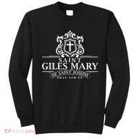 Saint Giles Mary of St Joseph Catholic Patron Job Search Sweatshirt thumb 0