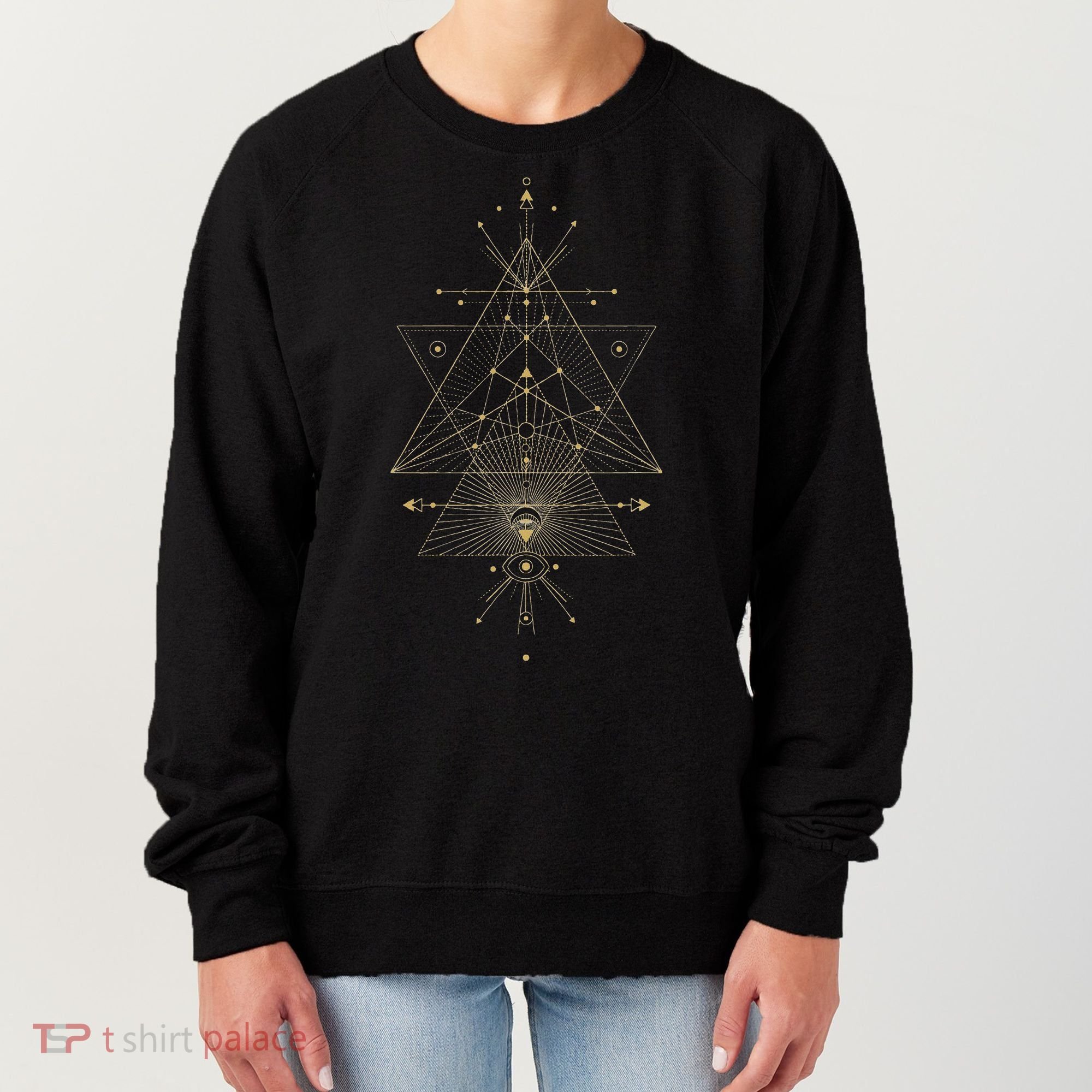 Sacred Geometry Mystical Symbol Women's Sweatshirt