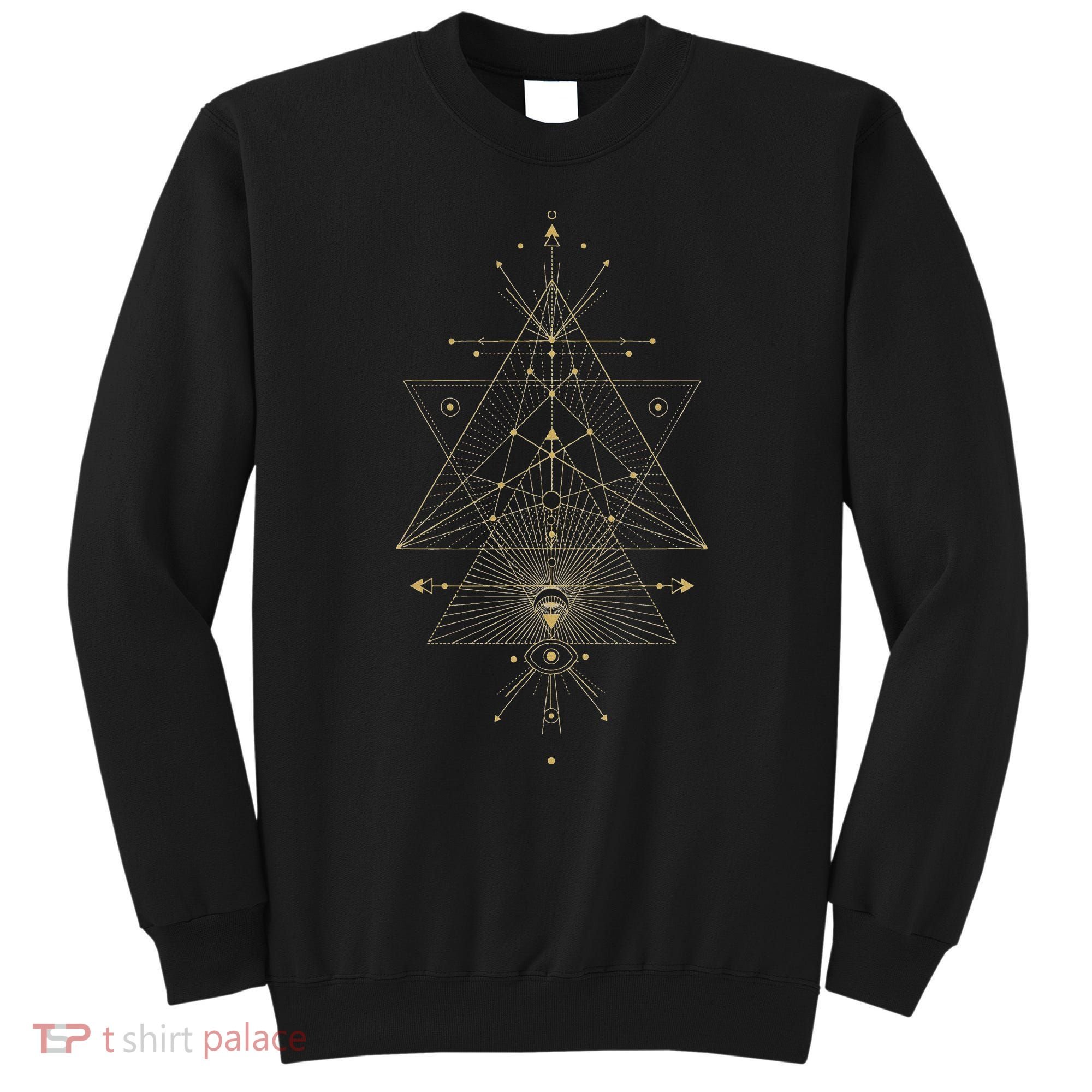 Sacred Geometry Mystical Symbol Sweatshirt