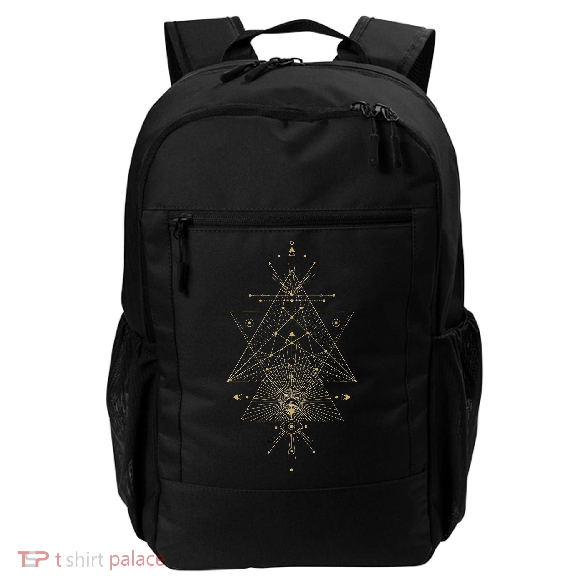 Sacred Geometry Mystical Symbol Backpack
