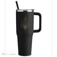 Sacred Geometry Mystical Symbol 40oz Vacuum Insulated Stainless Steel Travel Tumbler thumb 0