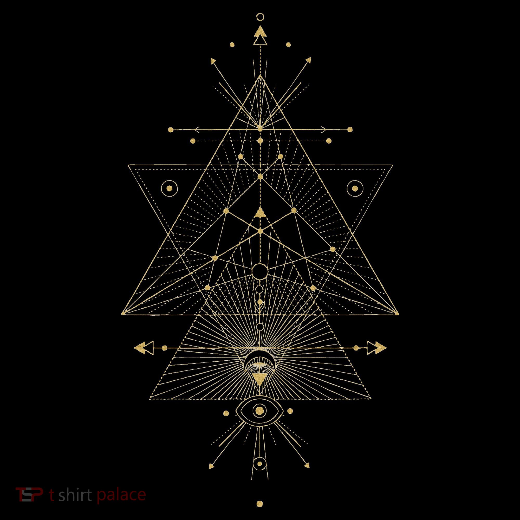 Sacred Geometry Mystical Symbol Baby Bodysuit