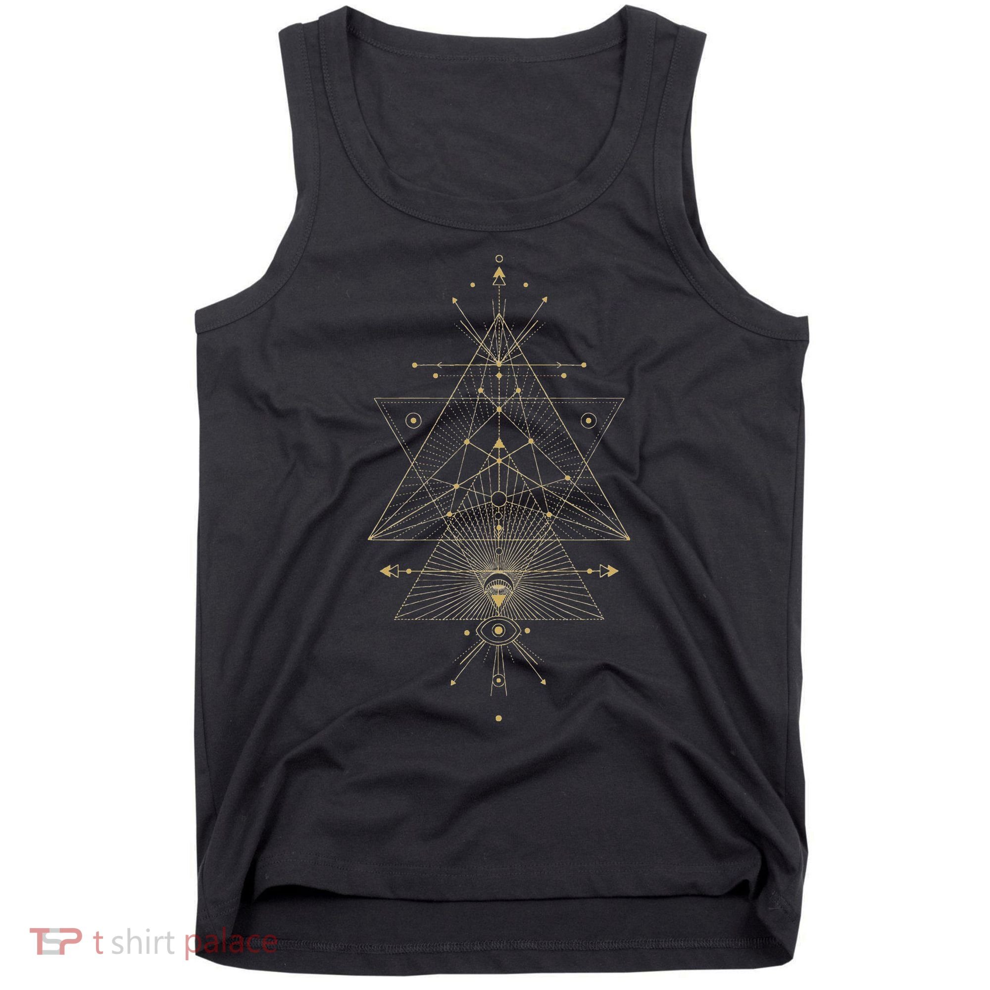 Sacred Geometry Mystical Symbol Tank Top