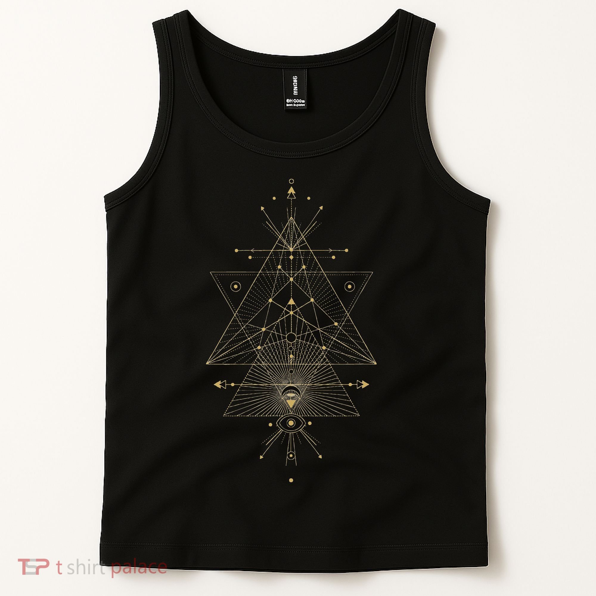 Sacred Geometry Mystical Symbol Tank Top