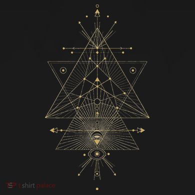 Sacred Geometry Mystical Symbol Women's Long Sleeve Shirt