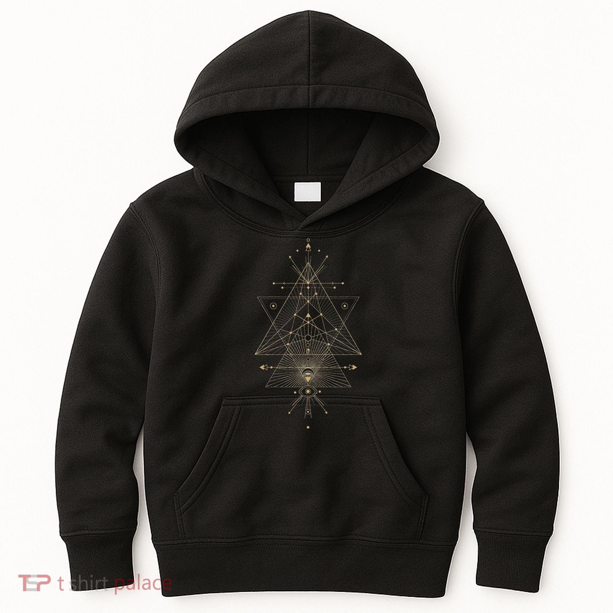 Sacred Geometry Mystical Symbol Kids Hoodie