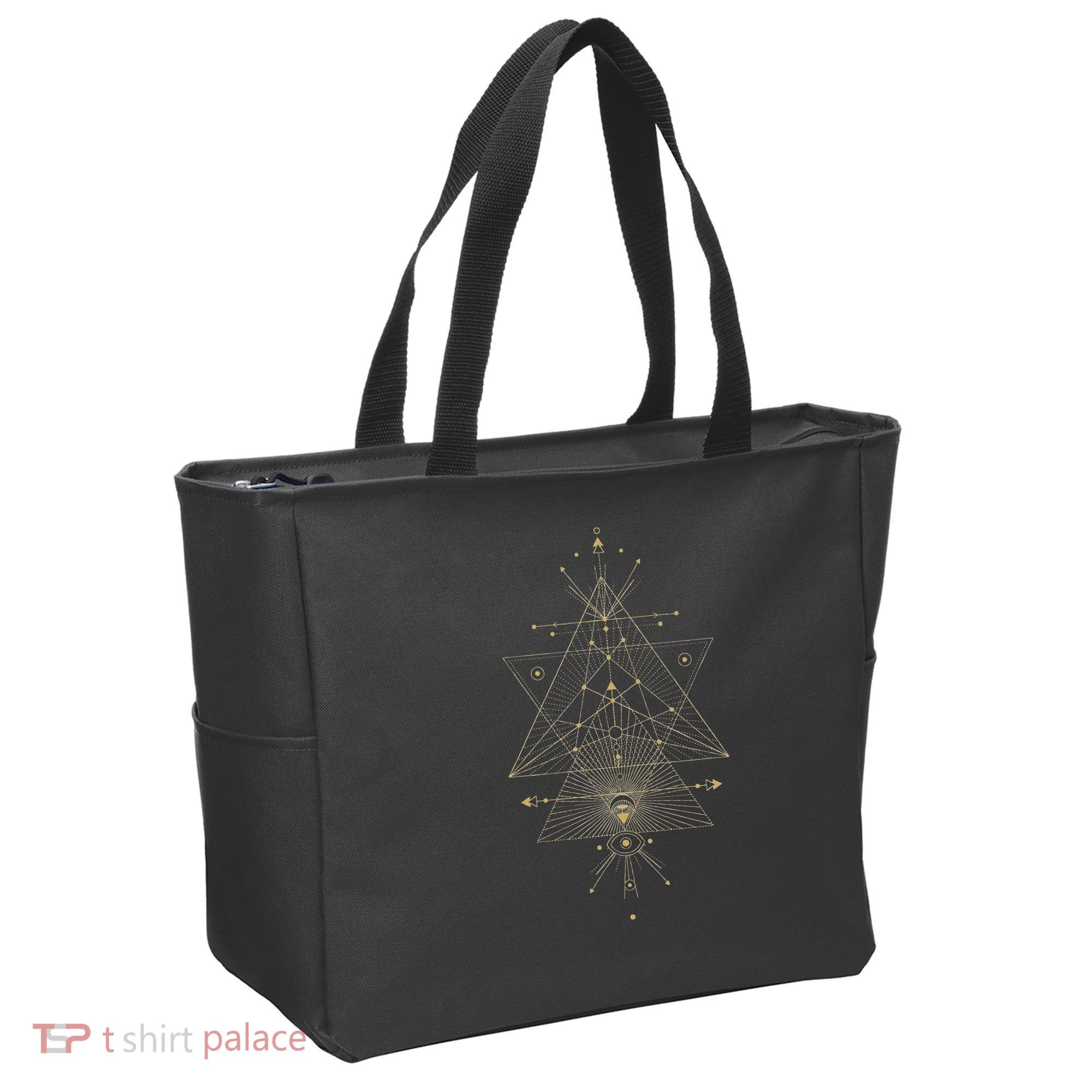 Sacred Geometry Mystical Symbol Tote Bag