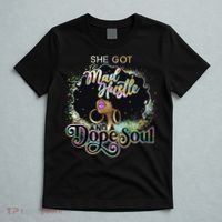 She Got Mad Hustle And Dope Soul Black Girl Melanin T-Shirt thumb 5