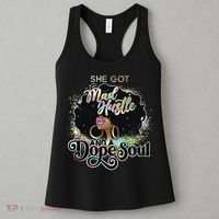 She Got Mad Hustle And Dope Soul Black Girl Melanin Women's Tank Top thumb 3
