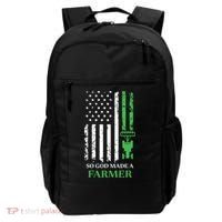 So God Made A Farmer Farming Farmer Backpack thumb 0