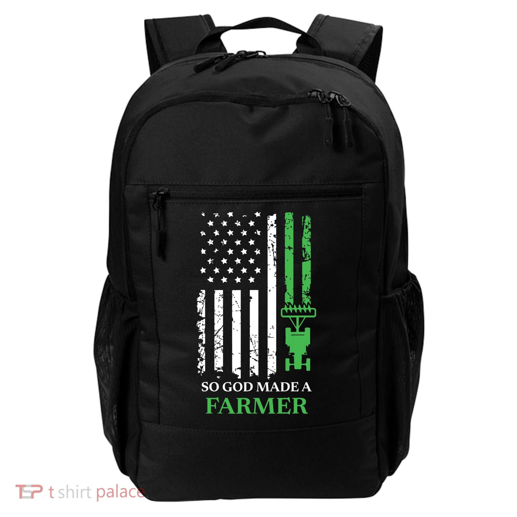 So God Made A Farmer Farming Farmer Backpack