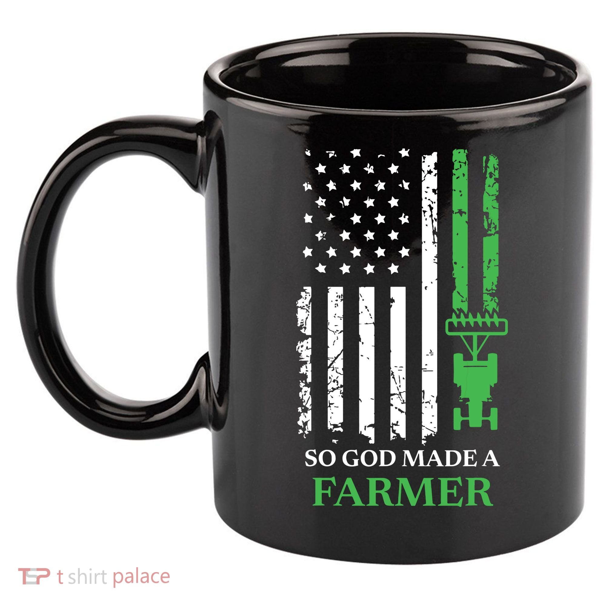 So God Made A Farmer Farming Farmer 11oz C Handle Ceramic Mug