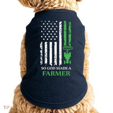 So God Made A Farmer Farming Farmer Doggie Tank