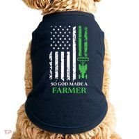 So God Made A Farmer Farming Farmer Doggie Tank thumb 0