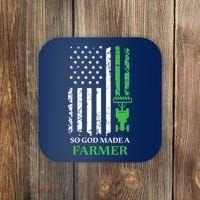 So God Made A Farmer Farming Farmer Coaster thumb 0