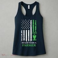 So God Made A Farmer Farming Farmer Women's Tank Top thumb 3