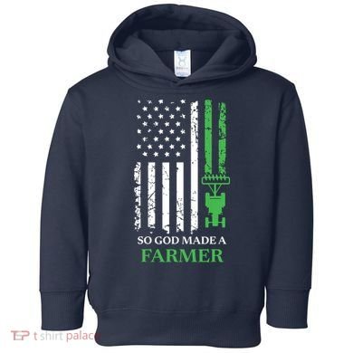 So God Made A Farmer Farming Farmer Toddler Hoodie