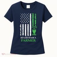 So God Made A Farmer Farming Farmer Women's T-Shirt thumb 0