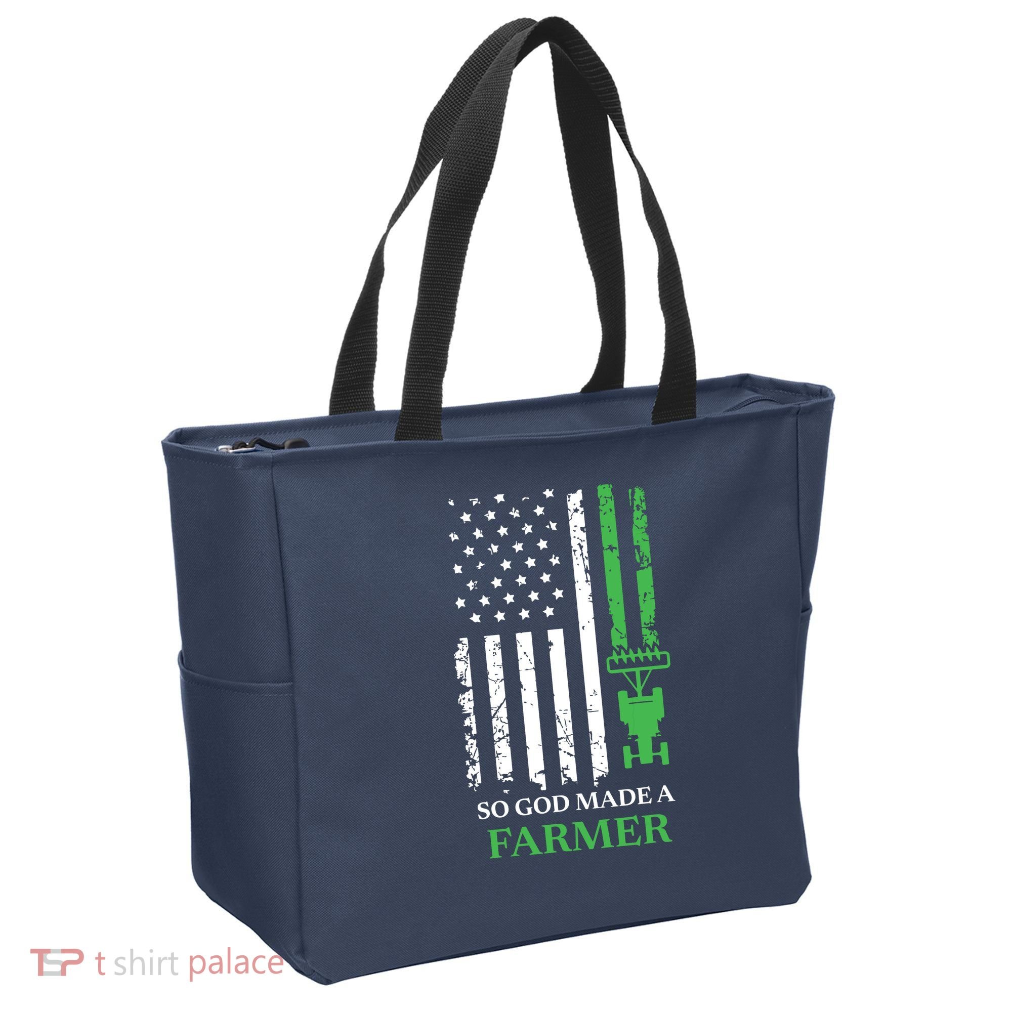 So God Made A Farmer Farming Farmer Tote Bag
