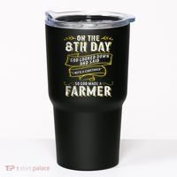 So God Made A Farmer Farming Agriculture Tumbler thumb 0